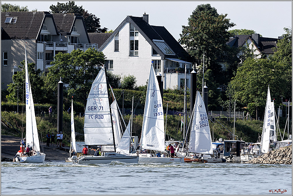 100 Jahre Rheinwoche 2022 - 1. Wettfahrt Porz - Hitdorf, 03.06.2022,